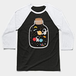 Space In A Bottle Funny Astronauts Baseball T-Shirt